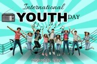 International Youth Day Music Party โปสเตอร์ template
