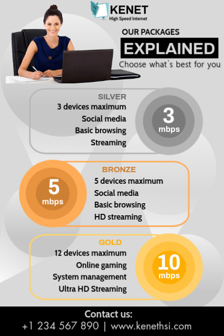 Internet Package Name Plantilla de Paquetes de Internet | PosterMyWall