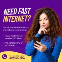 Internet Provider Instagram Plasing template