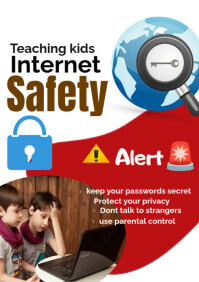 Internet Safety Layout Internet Safety Template | PosterMyWall