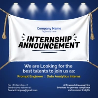 Internship Announcement Post Template