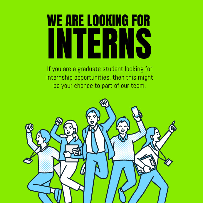 Internship Template | PosterMyWall