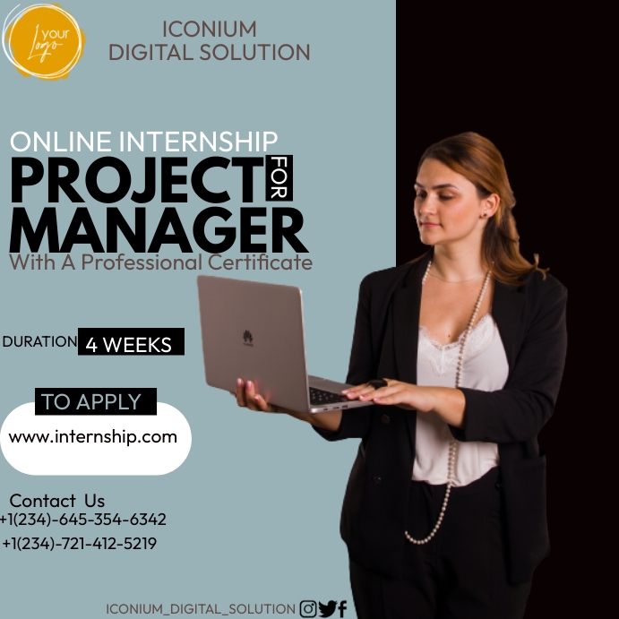 internship posters Template | PosterMyWall