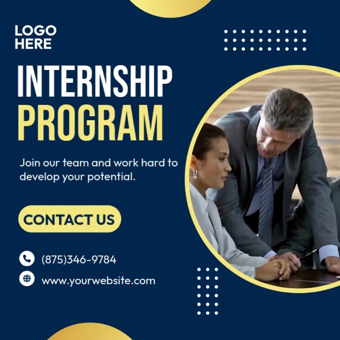 Plantilla de Internship Program Ads | PosterMyWall