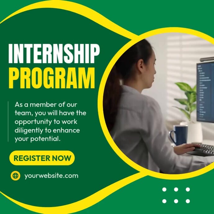 Plantilla de Internship Program | PosterMyWall