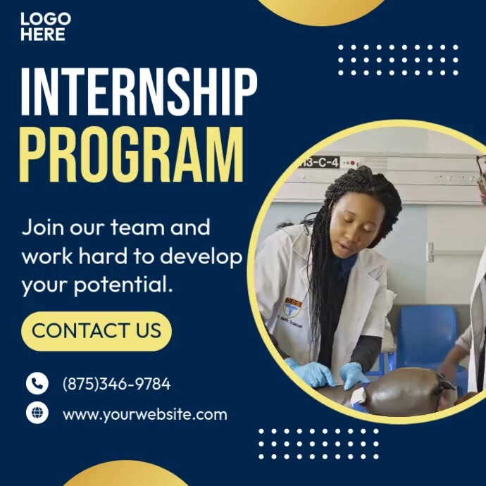 Internship Program Template | PosterMyWall