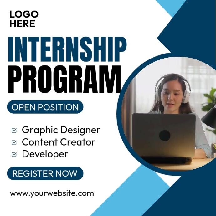Internship Program Event Template | PosterMyWall