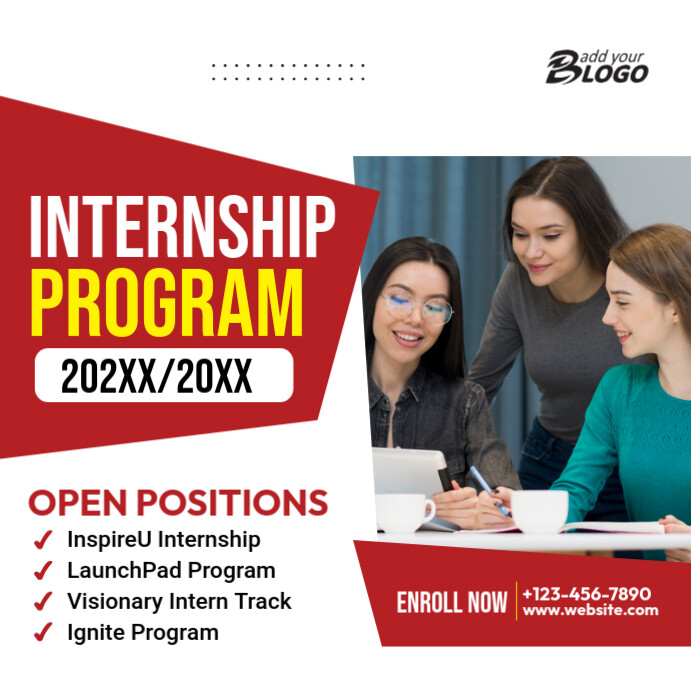 Plantilla de Internship Program Instagram Post | PosterMyWall