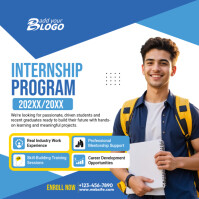 Internship Program Instagram Ad Template | PosterMyWall