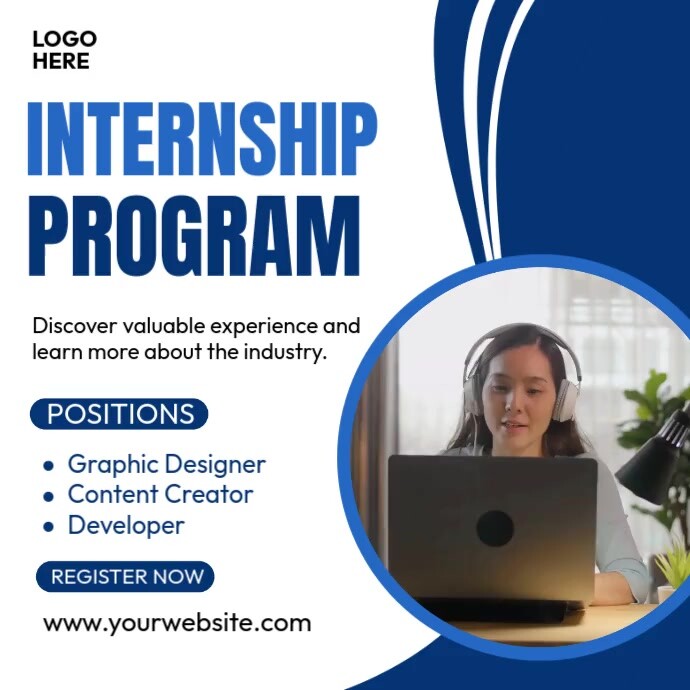 Plantilla de Internship Program Offer | PosterMyWall