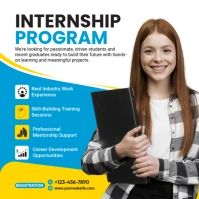 Internship Program Square (1:1) template
