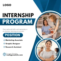 INTERNSHIP. PROGRAM FLYERS NEEDED Instagram-bericht template