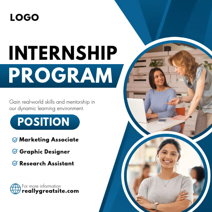 INTERNSHIP. PROGRAM FLYERS NEEDED Template PosterMyWall