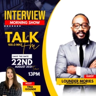 Interview flyer Iphosti le-Instagram template