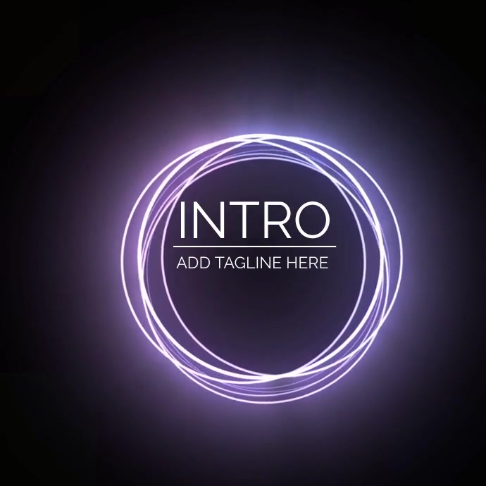 Introduction Circle Design Intro circle template | PosterMyWall
