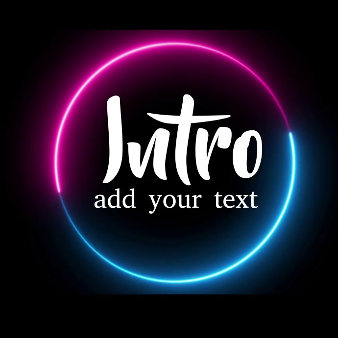 intro Template | PosterMyWall