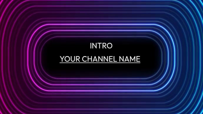 Intro For You Tube Channel Template | PosterMyWall
