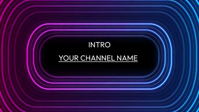 Copy of INTRO FOR YOU TUBE CHANNEL | PosterMyWall