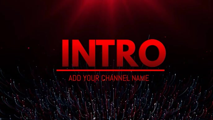 INTRO FOR YOUTUBE CHANNEL Template | PosterMyWall