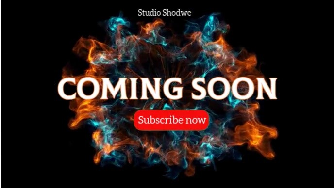 Intro Video  Countdown Video YouTube Thumbnail template