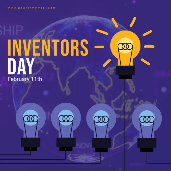 Inventors Day Instagram Post template