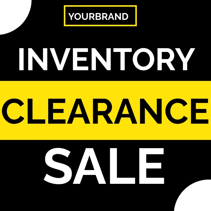 Inventory clearance sale poster Template | PosterMyWall