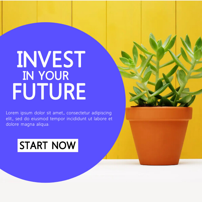 Invest In Your Future Instagram Post Template | PosterMyWall