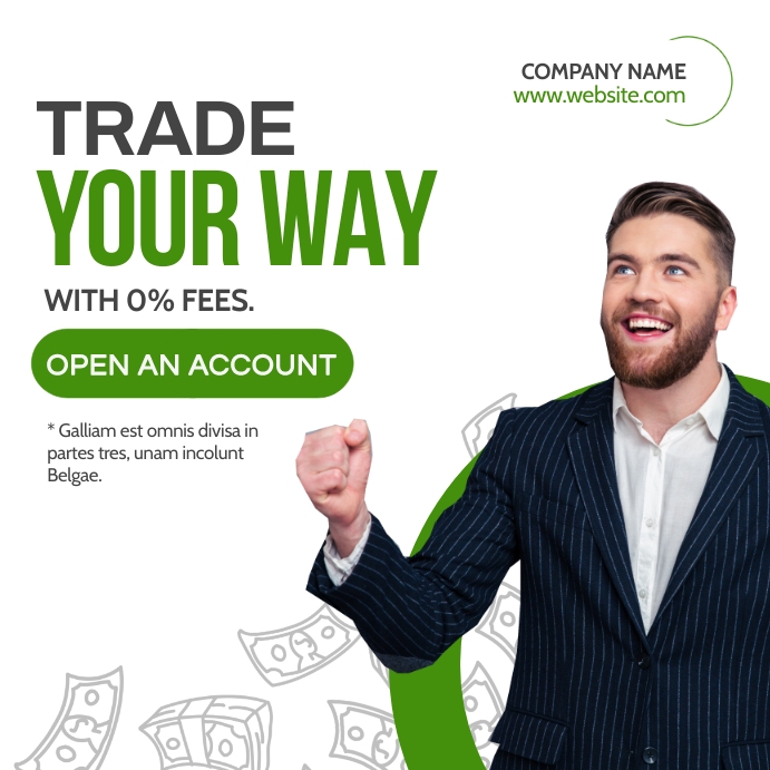 Investing and trading advertising instagram p Template | PosterMyWall