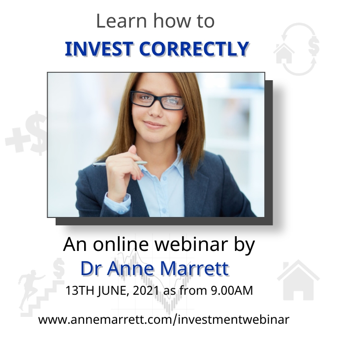 Investment webinar Instagram Post template