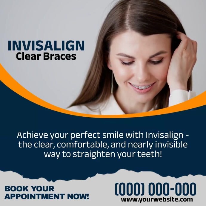 Invisalign - Dental Care Instagram Post Template | PosterMyWall
