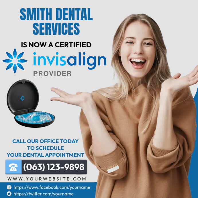 Fall Invisalign Poster Plantilla de Invisalign | PosterMyWall