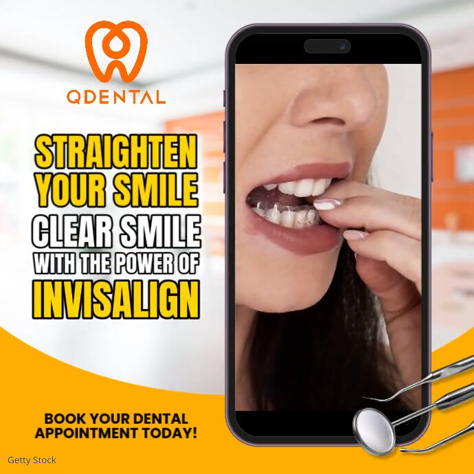 Invisalign - Dental Care Instagram Post Template | PosterMyWall