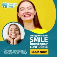 Invisalign Promotional Offer Instagram Post template