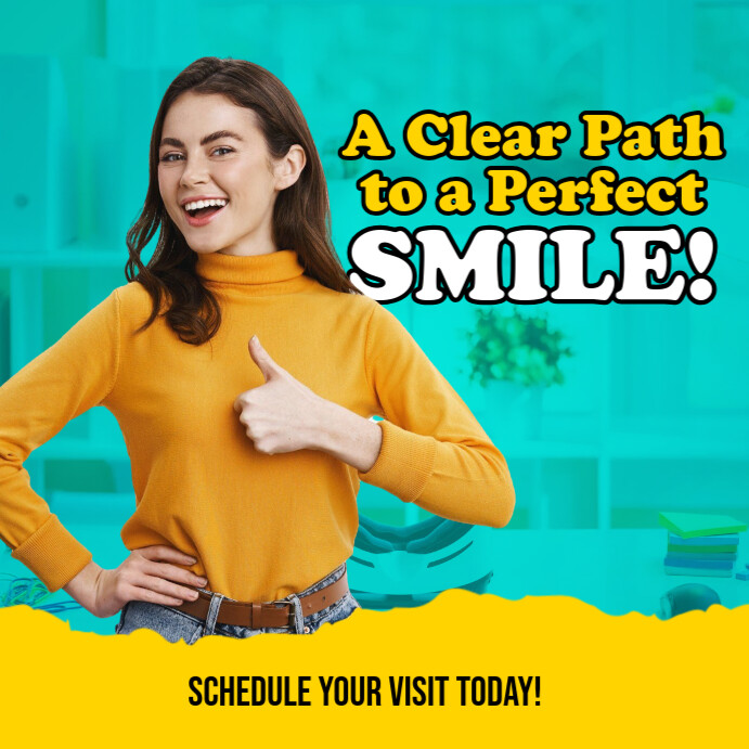 Fall Invisalign Poster Invisalign Promotion Template | PosterMyWall
