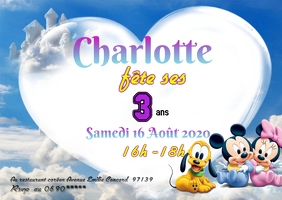 Invitation Anniversaire Bebe Minnie Mouse Template Postermywall Invitation Anniversaire Bebe Minnie Mouse Template Postermywall