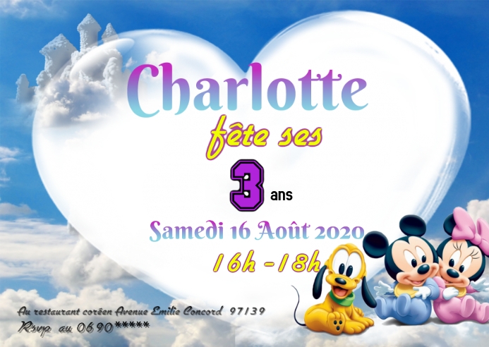 Invitation Anniversaire Bebe Minnie Mouse Template Postermywall Invitation Anniversaire Bebe Minnie Mouse Template Postermywall