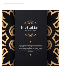 Program Backhround Invitation Invitation background card Template | PosterMyWall