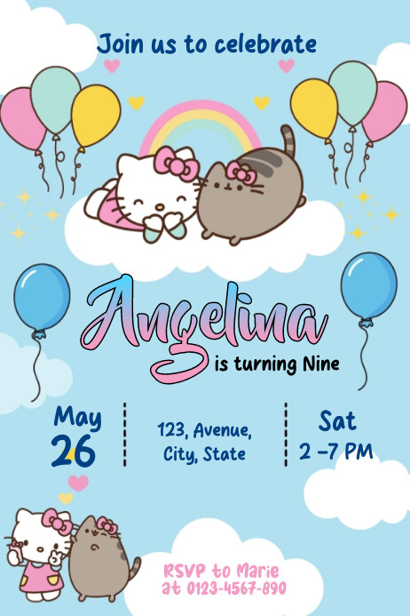 Invitaciones Imprimibles De Pushee