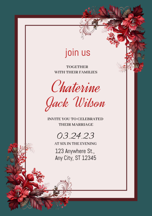 Invition Card Templets Invitation card Template | PosterMyWall