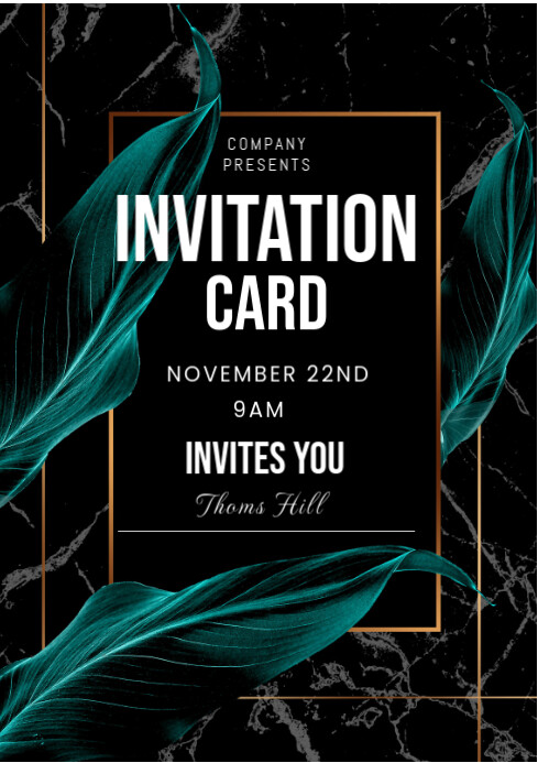 INVITATION CARD Template | PosterMyWall
