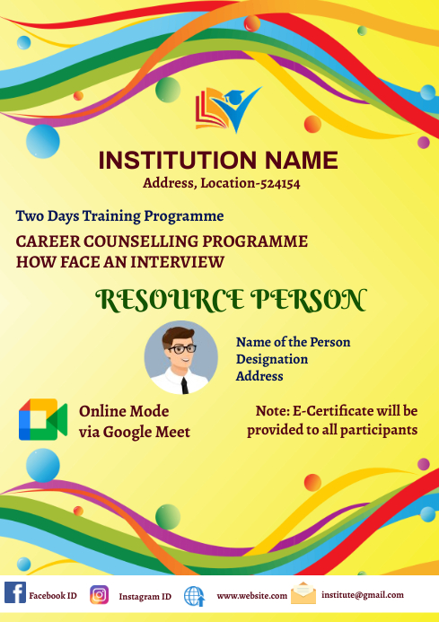 Training Program Invite Copy of Invitation | PosterMyWall