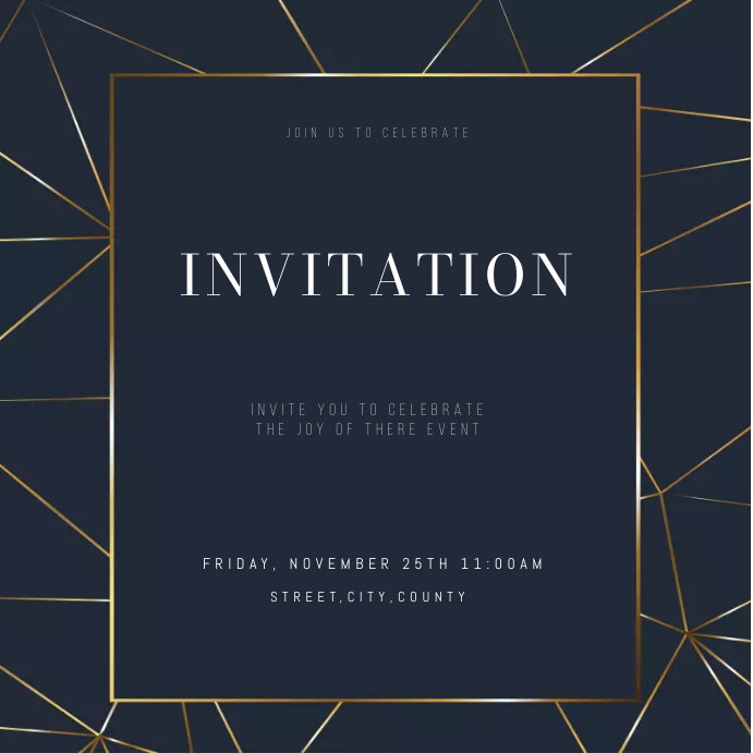 Invitation Template | PosterMyWall