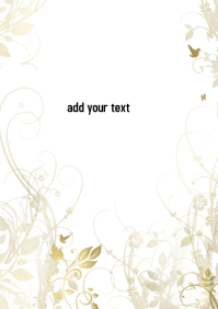Invitation A4 template