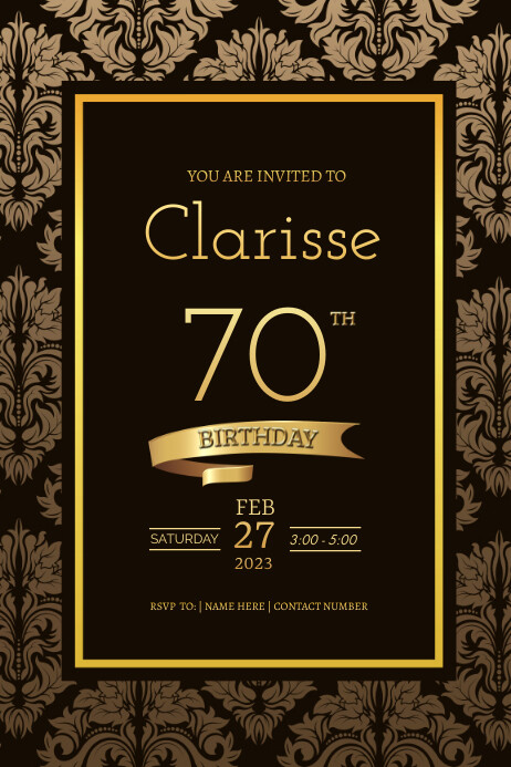 Invitation Template | PosterMyWall