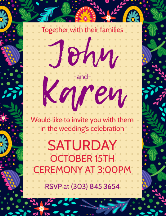 Invitation Flyer Template PosterMyWall