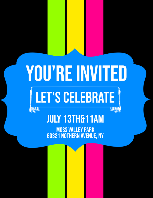 Invitation Flyer Template PosterMyWall