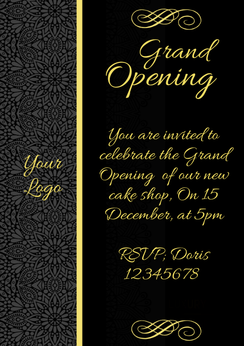 Modele Invitation Grande Ouverture Restaurant Carte De Menu Postermywall Modele Invitation Grande Ouverture Restaurant Carte De Menu Postermywall