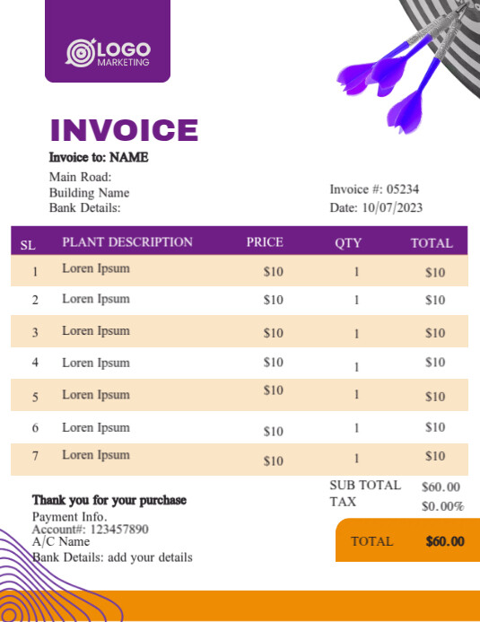 Invoice Ads Template | PosterMyWall