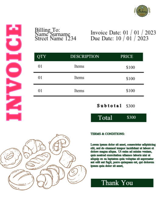 Invoice Adable Copy of Invoice Ads | PosterMyWall
