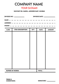 Bill Book Using Template corporate bill book design template | PosterMyWall